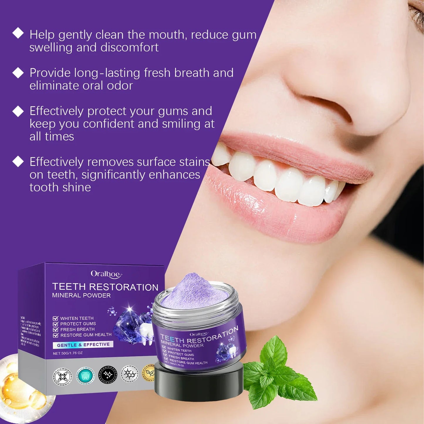 Teeth Restoration Mineral Powder