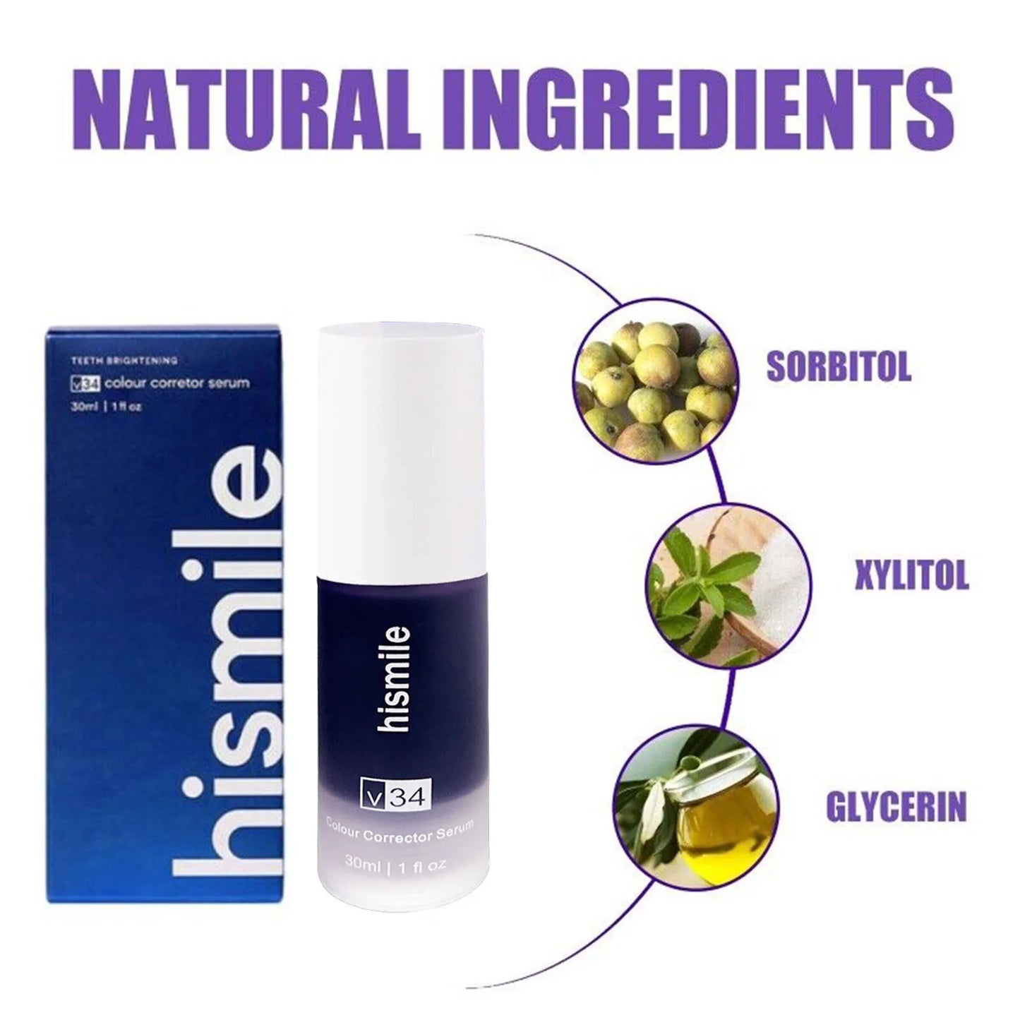 Purple Teeth Whitening Toothpaste